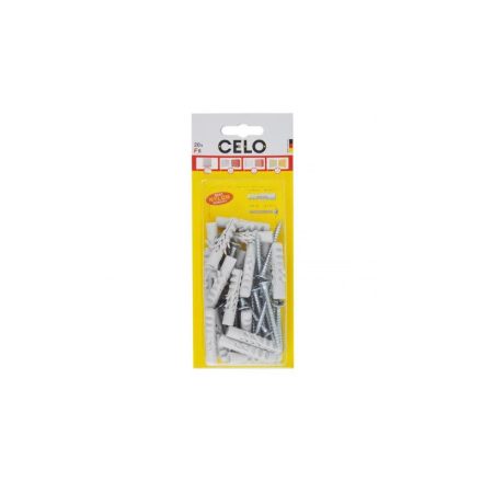 CELO NF 8 Flügeldübel + 5 x 50 Holzschrauben (20 Stück)