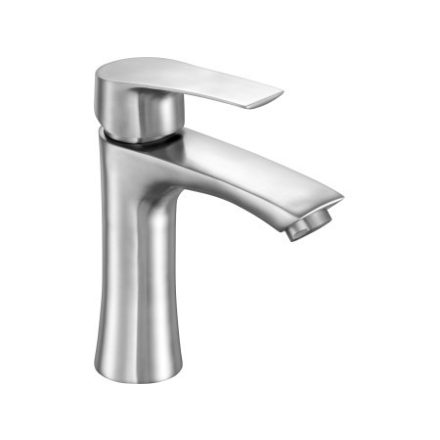 FALA Waschtischarmatur + Zubehör inox Steely3