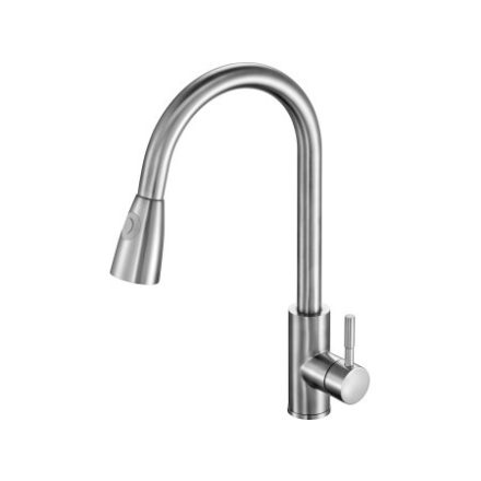 FALA Waschbeckenarmatur + Zubehör inox Steely4