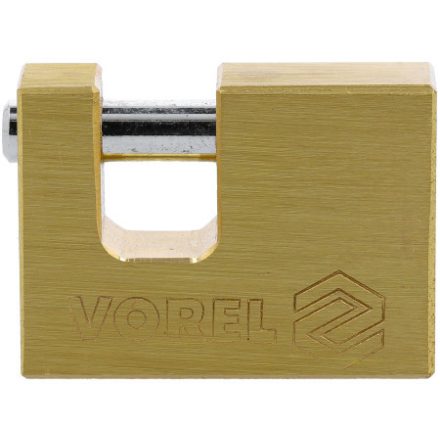 VOREL Vorhängeschloss 50 mm Sicherheitsmessing („U“-Vorhängeschloss)