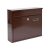 VOREL Briefkasten braun mit 2 Schlüsseln 310 x 360 x 100 mm