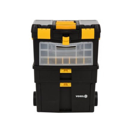 VOREL Werkzeugkoffer auf Rädern mit abnehmbarem Organizer 460 x 220 x 620 mm
