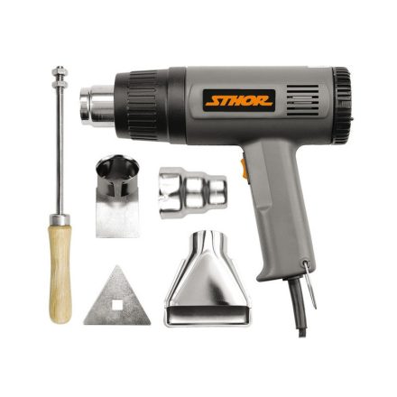 STHOR Heißluftgebläse 2000 W 350-550 °C mit Zubehör