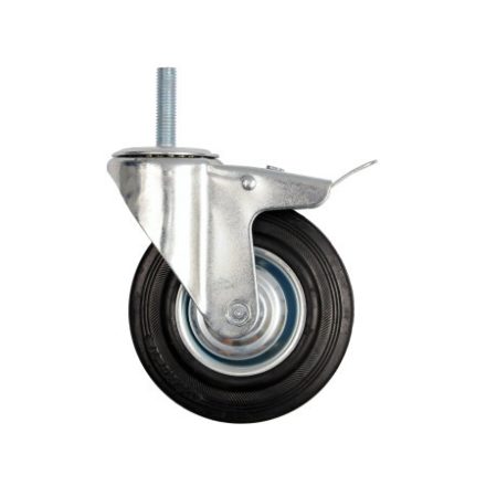 VOREL Industrierad mit Schwenkbremse 75 mm 40 kg