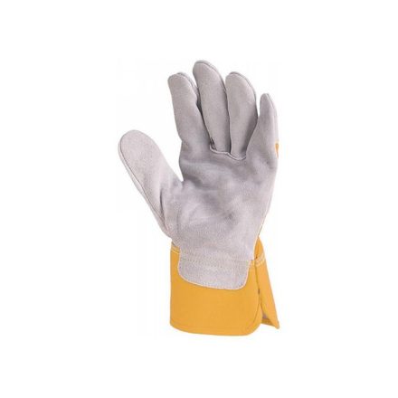 Arbeitshandschuhe (1155) 10 dickes Rindsleder, mit starkem Canvas, für starke Beanspruchung