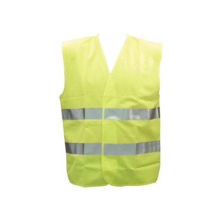 Weste mit reflektierenden Streifen FLUO gelb XXL