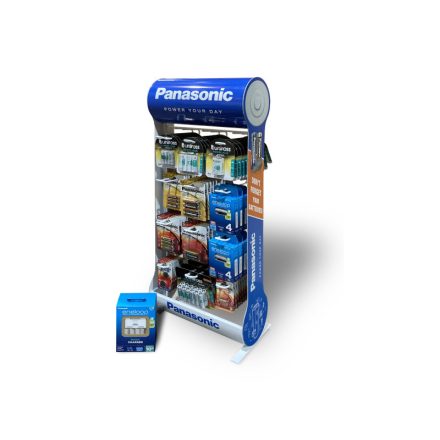 PANASONIC Premium Thekendisplay mit 14 verschiedenen Produkten (131 Stück)