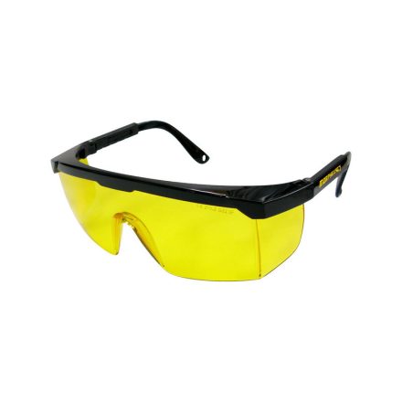 MORPHEUS Schutzbrille gelb, schwarzer verstellbarer Stiel (S9844Y)