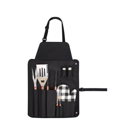 Grillschürze + 8-teiliges Grillset