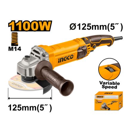 INGCO Winkelschleifer 125 mm 1100 W