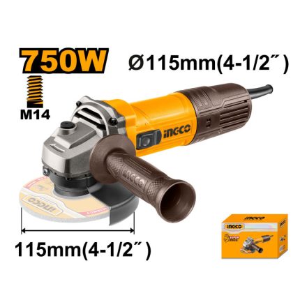 INGCO Winkelschleifer 115 mm 750 W