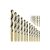 INGCO Spiralbohrer-Set 19-teilig 1-10 mm HSS zylindrisch
