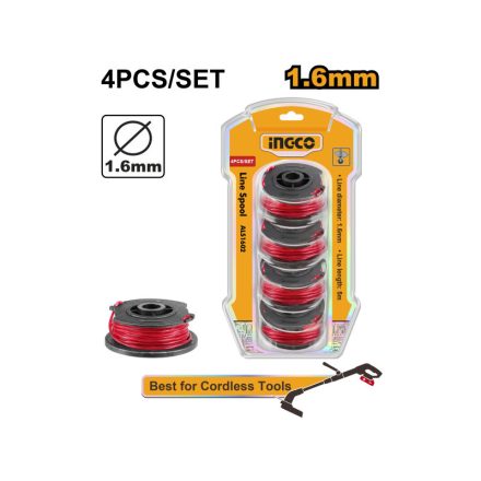 INGCO Rasentrimmer Fadenspule 1,6 mm (5 Stück)