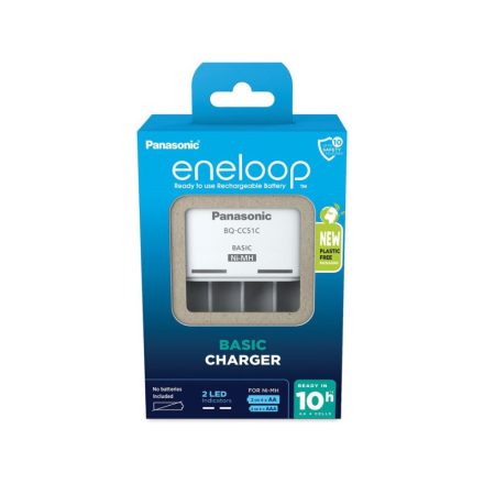 ENELOOP AA/AAA-Batterieladegerät zum Laden von 2/4 Einheiten