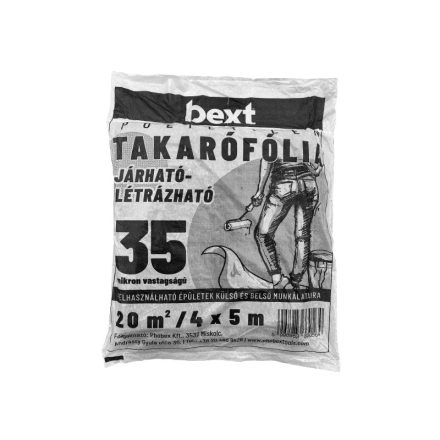BEXT Abdeckfolie 20 m2 (4 x 5 m) "begehbar-bestiegsfähig"