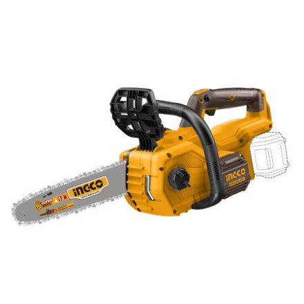 INGCO Akku-Kettensäge 300 mm bürstenlos 20 V (2 x 4,0 Ah Akku + Ladegerät)