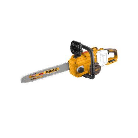 INGCO Akku-Kettensäge 400 mm bürstenlos 2 x 20 V (2 x 4,0 Ah Akku + Ladegerät)