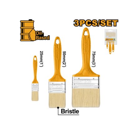 INGCO Pinselset 3 Stück
