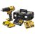 DEWALT Akku-Bohrschrauber mit 18 V Bohrschrauber-Set (2 x 2,0 Ah Akku + Ladegerät + TSTAK) DCD7