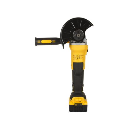 DEWALT Akku-Winkelschleifer 125 mm 18 V ohne Kohlebürste (3 x 5,0 Ah Akku + Ladegerät + TSTAK) DCG405P