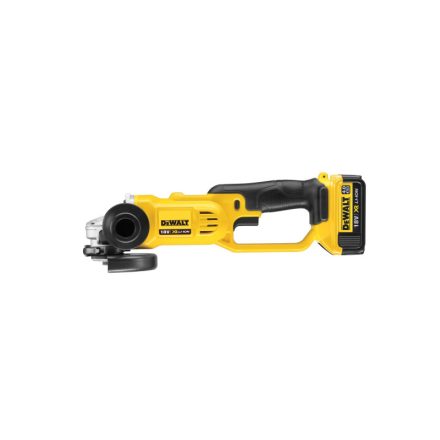 DEWALT Akku-Winkelschleifer 125 mm 18 V (2 x 4,0 Ah Akku + Ladegerät + TSTAK) DCG412M2