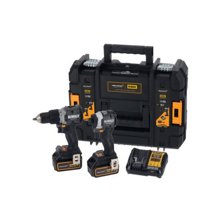 DEWALT/McLaren Akku-Kraftpaket 18 V (DCD85M + DCF85M + TSTAK + 2 x 4,0 Ah Akku + Ladegerät)