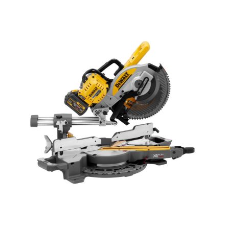 DEWALT Akku-Gehrungssäge 18 V (2 x 6,0 Ah Akkus + Ladegerät) DCS727T2