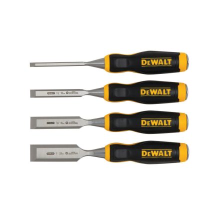 DEWALT Schlagholzmeißel-Set 4-teilig (6-12-18-25 mm)