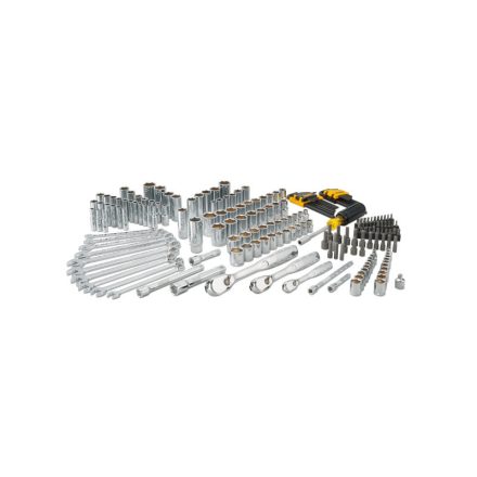 DEWALT Werkzeugset, 205-teilig, metrisch/Zoll, kurz/lang, 1/4 Zoll + 3/8 Zoll + 1/2 Zoll