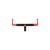 BLUE DOLPHIN Verstellbarer Farbrollerhalter 370 - 450 mm