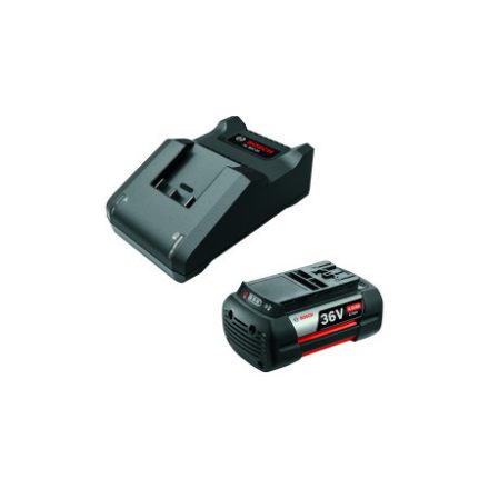 BOSCH Akku und Ladegerät Set (GBA 36V 4,0 Ah + AL 36V-20 Ladegerät)