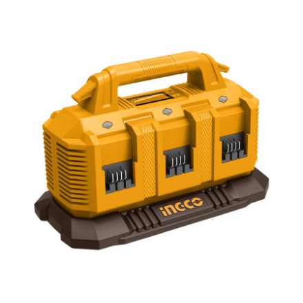 INGCO 6-reihiges sequenzielles Akkuladegerät 4,0 A 20 V
