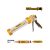 INGCO Kitt-Pistole 230 mm geschlossenes Alu