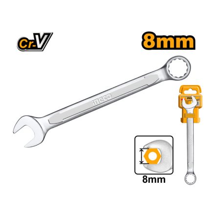 INGCO Stern-Gabelschlüssel 8 mm / 120 mm CrV