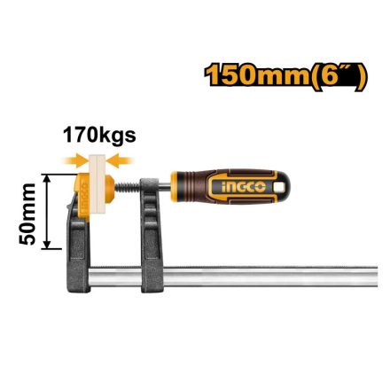 INGCO Schnellspanner 150 x 50 mm