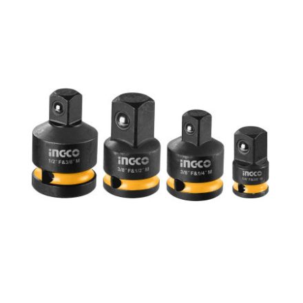 INGCO Steckschlüssel-Adapter 4-teilig 1/4" <--> 3/8", 1/2" <--> 3/8"