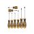 INGCO Schraubendreher-Set 8-teilig magnetisch CrV