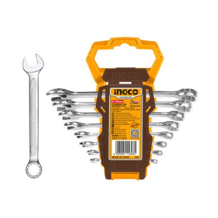 INGCO Stern-Ringschlüssel-Set 8-teilig 6-19 mm CrV