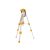 INGCO Dreibein-Laserstativ 1,2 m 1/4" 5/8"
