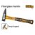 INGCO Schlosserhammer 300 g mit Glasfasergriff