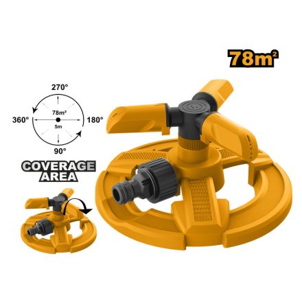INGCO Impuls-Sprinkler mit Standfuß