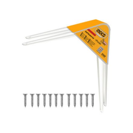 INGCO Regalhalter Konsole 100 x 120 mm (2 Stück)