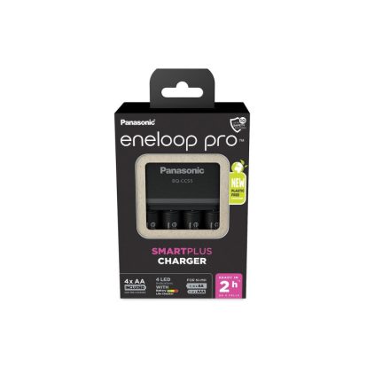 ENELOOP Akku-Schnellladegerät + 4 AA/Bleistiftbatterien 1,2 V 2500 mAh