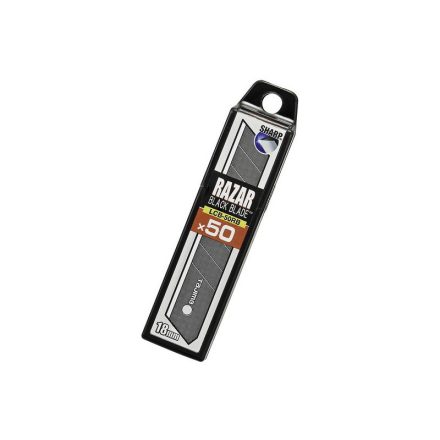 TAJIMA Razar Black Ersatzklingen 18 mm Schwarz (50 Stück)