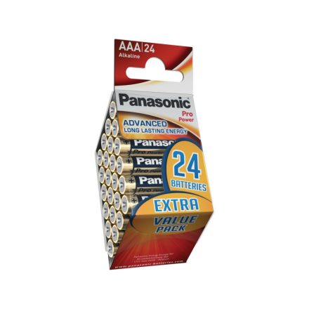 PANASONIC AAA/Micro super langlebige Alkalibatterie 1,5 V (24 Stück)
