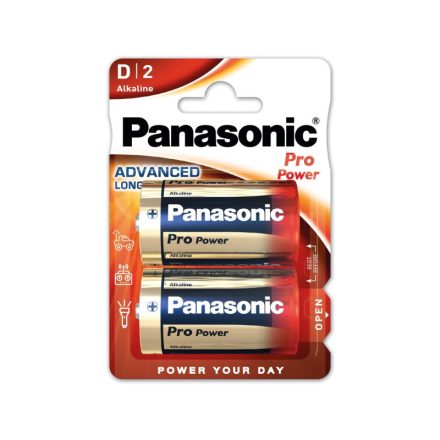 PANASONIC D/Goliath Super langlebige Alkaline-Batterie 1,5 V (2 Stück)