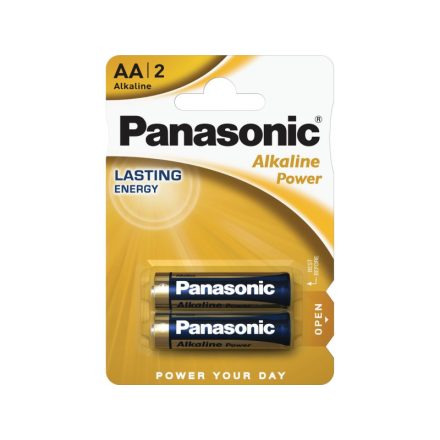 PANASONIC AA/Bleistift langlebige Alkalibatterie 1,5 V (2 Stück)