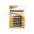 PANASONIC AA/Bleistift langlebige Alkalibatterie 1,5 V (4 Stück)