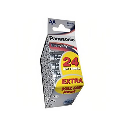 PANASONIC AA/Bleistift langlebige Alkalibatterie 1,5 V (24 Stück)