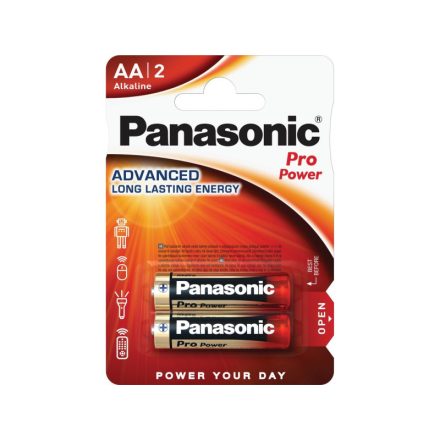 PANASONIC AA/Bleistift super langlebige Alkalibatterie 1,5 V (2 Stück)